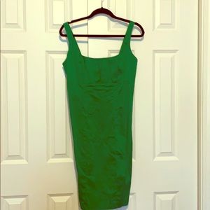 Calvin Klein green knee length dress